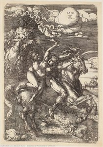 Abduction Of Proserpine On A Unicorn — Albrecht Dürer, German Renaissance