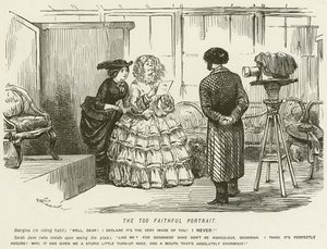 The Too Faithful Portrait — John Leech