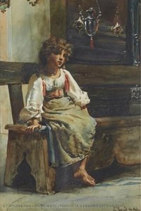 Portrait Of A Peasant Girl From Rome — Enrico Nardi