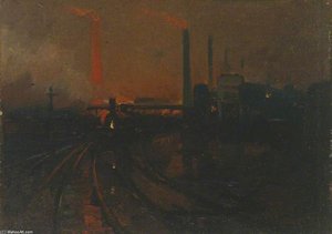 The Steel Works, Cardiff At Night