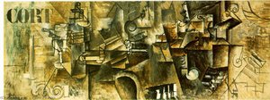 Still Life On The Piano ('cort') — Pablo Picasso
