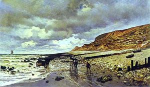 The Cape De La Hève At Low Tide — Claude Monet