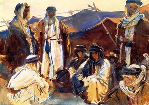 Bedouin Camp — John Singer Sargent, Impressionism