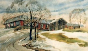 Aurora Country Club, (painting)