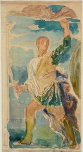 Sketch For A Stained Glass Window — John La Farge