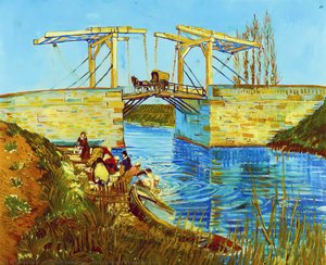 Die Langlois Brücke In Arles — Vincent Willem Van Gogh, Postimpressionismus