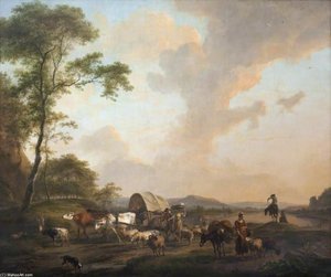 A Pastoral Scene - — Balthasar Paul Ommeganck