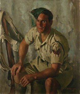 Sergeant B. Montague One Of The Desert Rats (7th Armoured Division) — Henry Marvell Carr