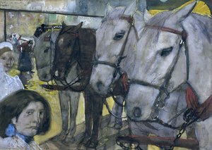 Tram Horses On Dam Square In Amsterdam — George Heidrik Breitner