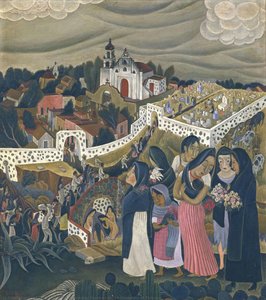 Memorial Services at the Cemetery of Tlalpan