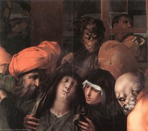 Deposition From The Cross (detail) — Rosso Fiorentino