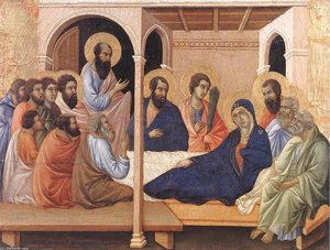 Parting From The Apostles — Duccio Di Buoninsegna, Late Gothic