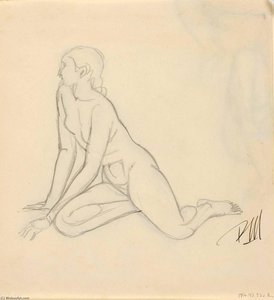 Seated Female Nude Seated Female Nude — Paul Manship