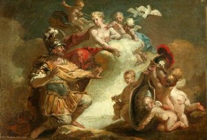 Venus Bringing Arms To Aeneas — Johann Zoffany