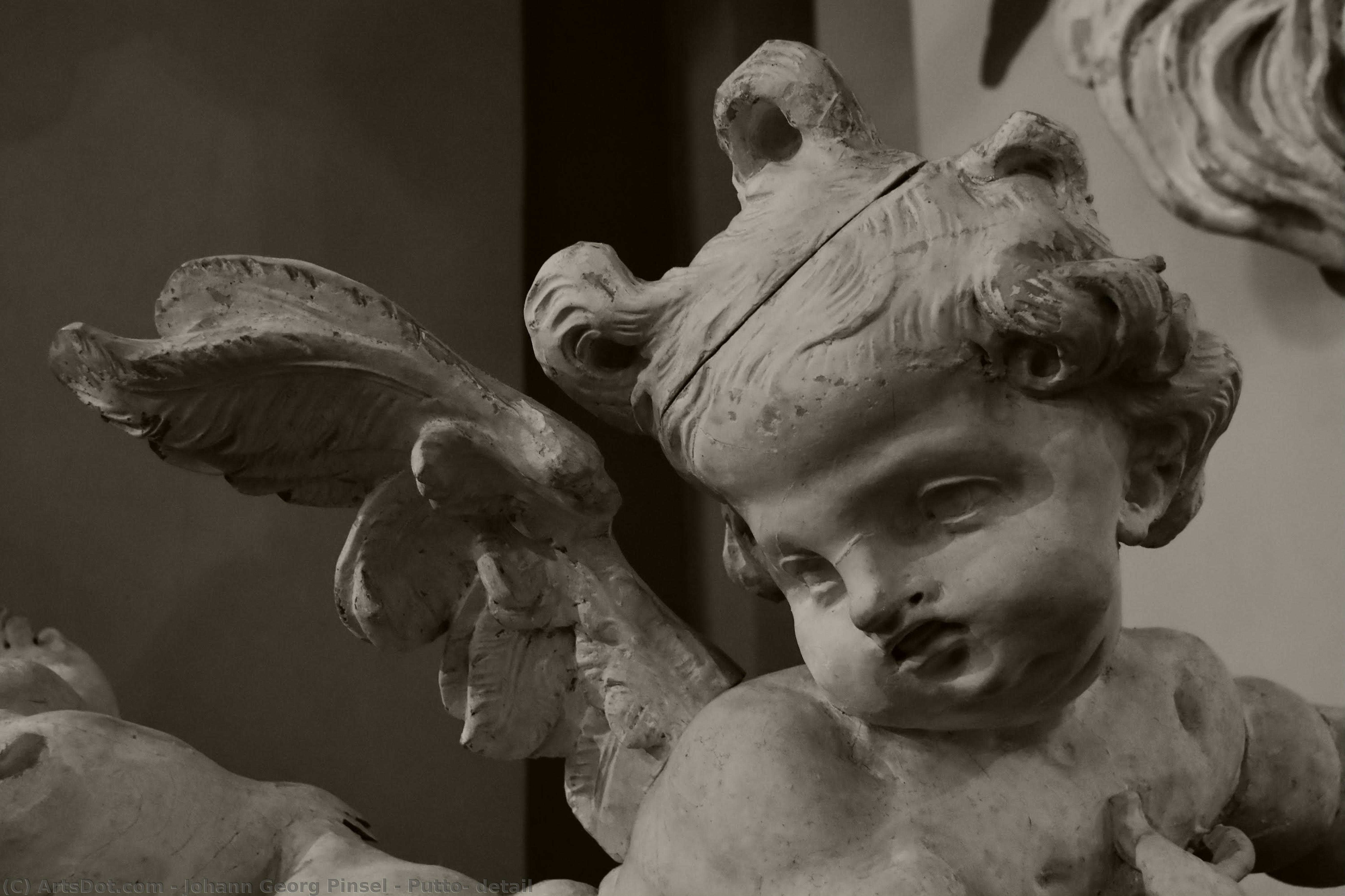 Putto, Detail — Johann Georg Pinsel