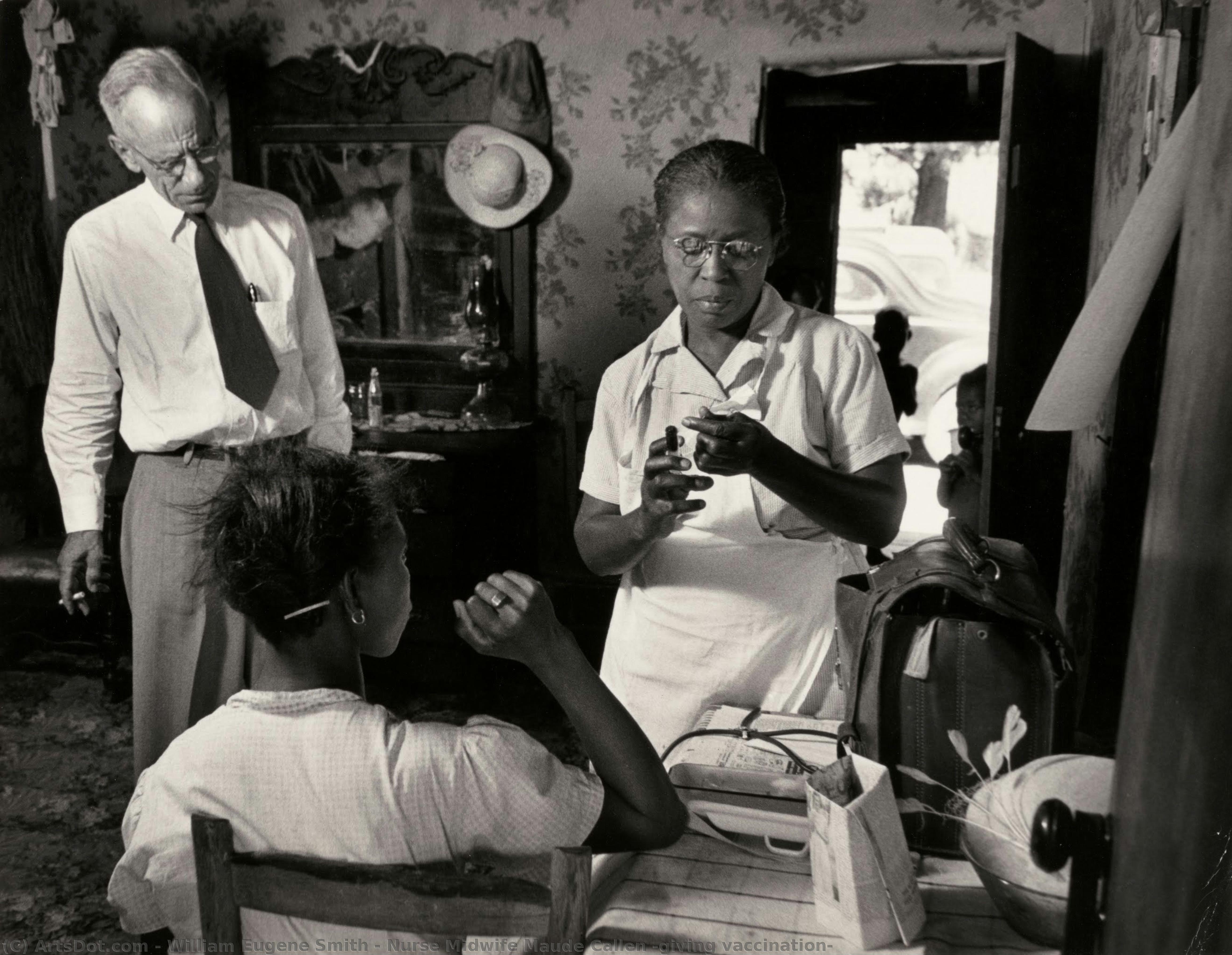 Nurse Midwife Maude Callen (giving Vaccination) — William Eugene Smith