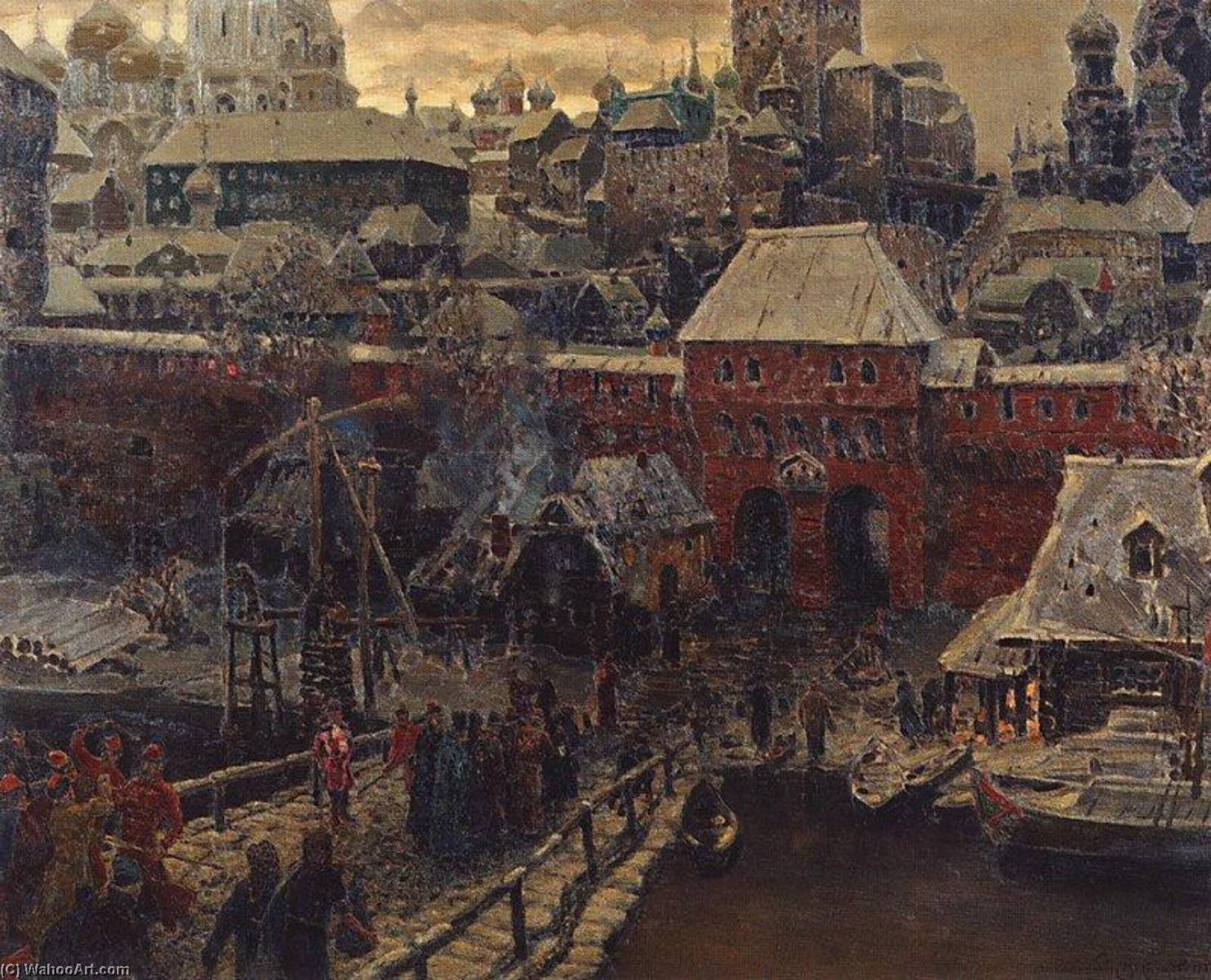 Moscow In The Xvii Century — Apollinari Vasnetsov