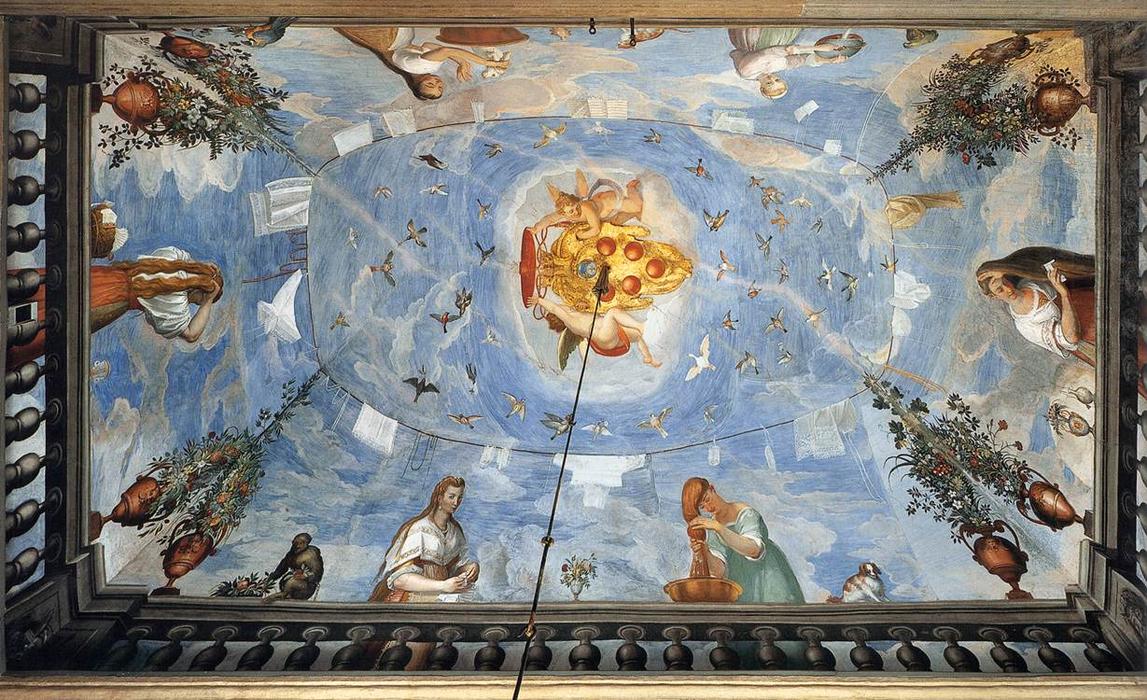 Women On A Terrace — Alessandro Allori