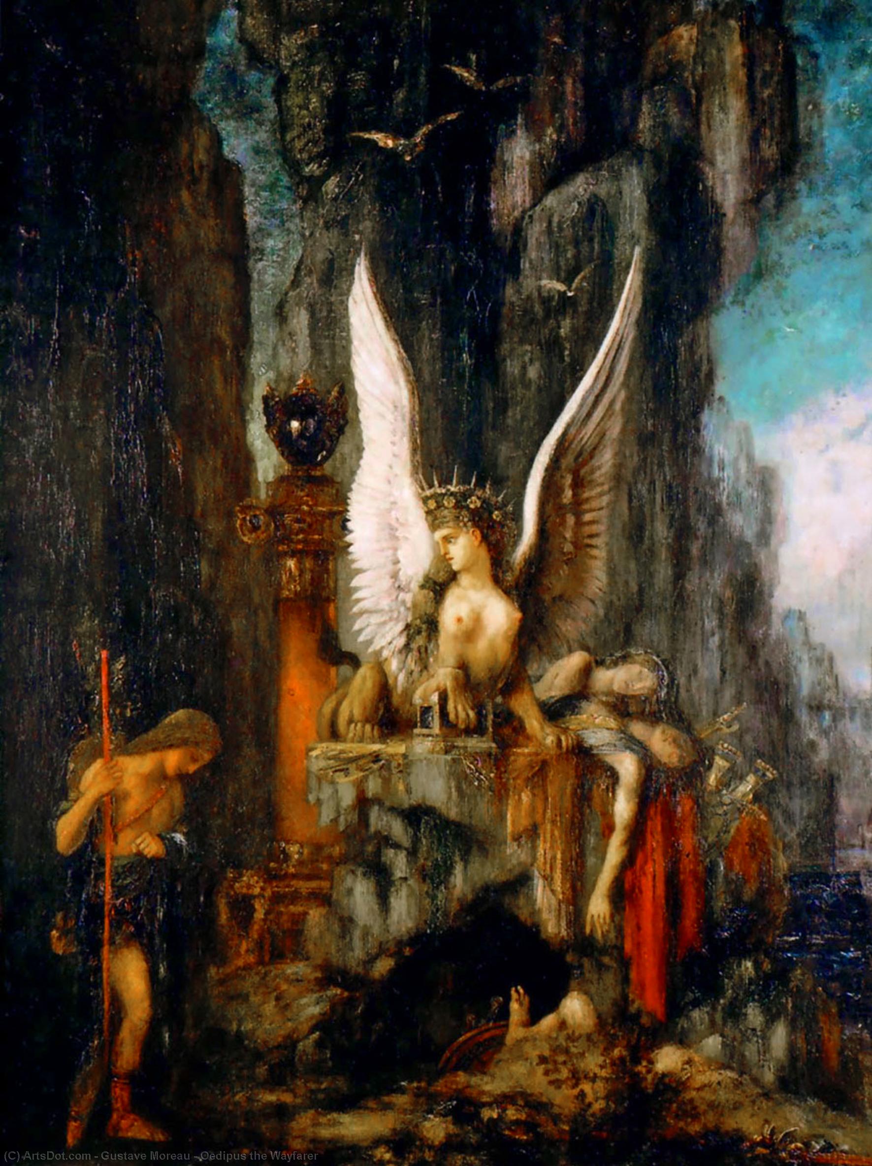 Oedipus The Wayfarer — Gustave Moreau