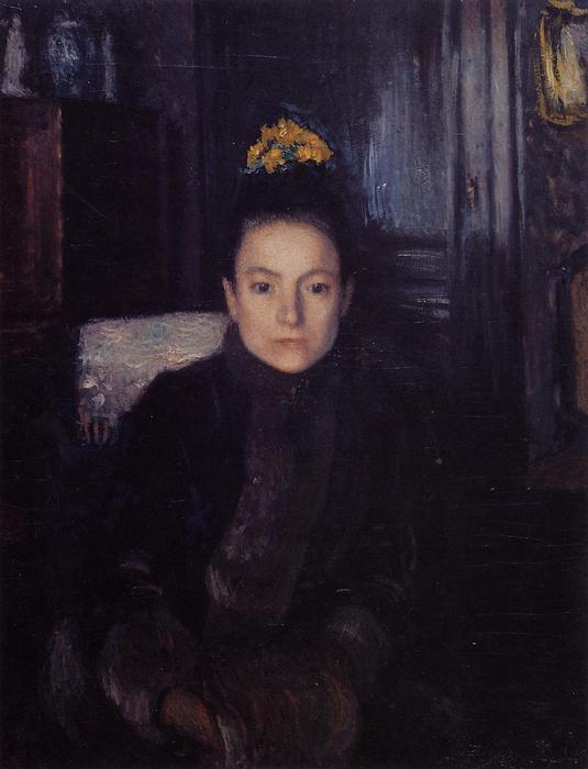 Woman In Street Clothes — Georges Lemmen