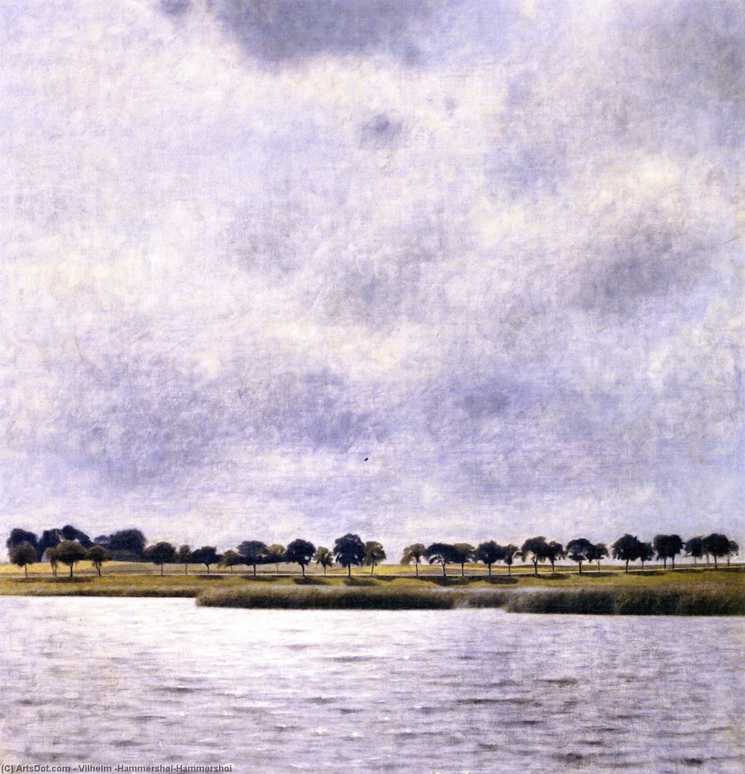 View Of Refsnæs — Vilhelm (hammershøi)hammershoi