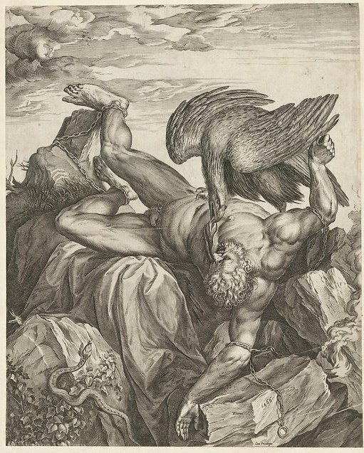 Tityus Or Prometheus. — Cornelis Cort