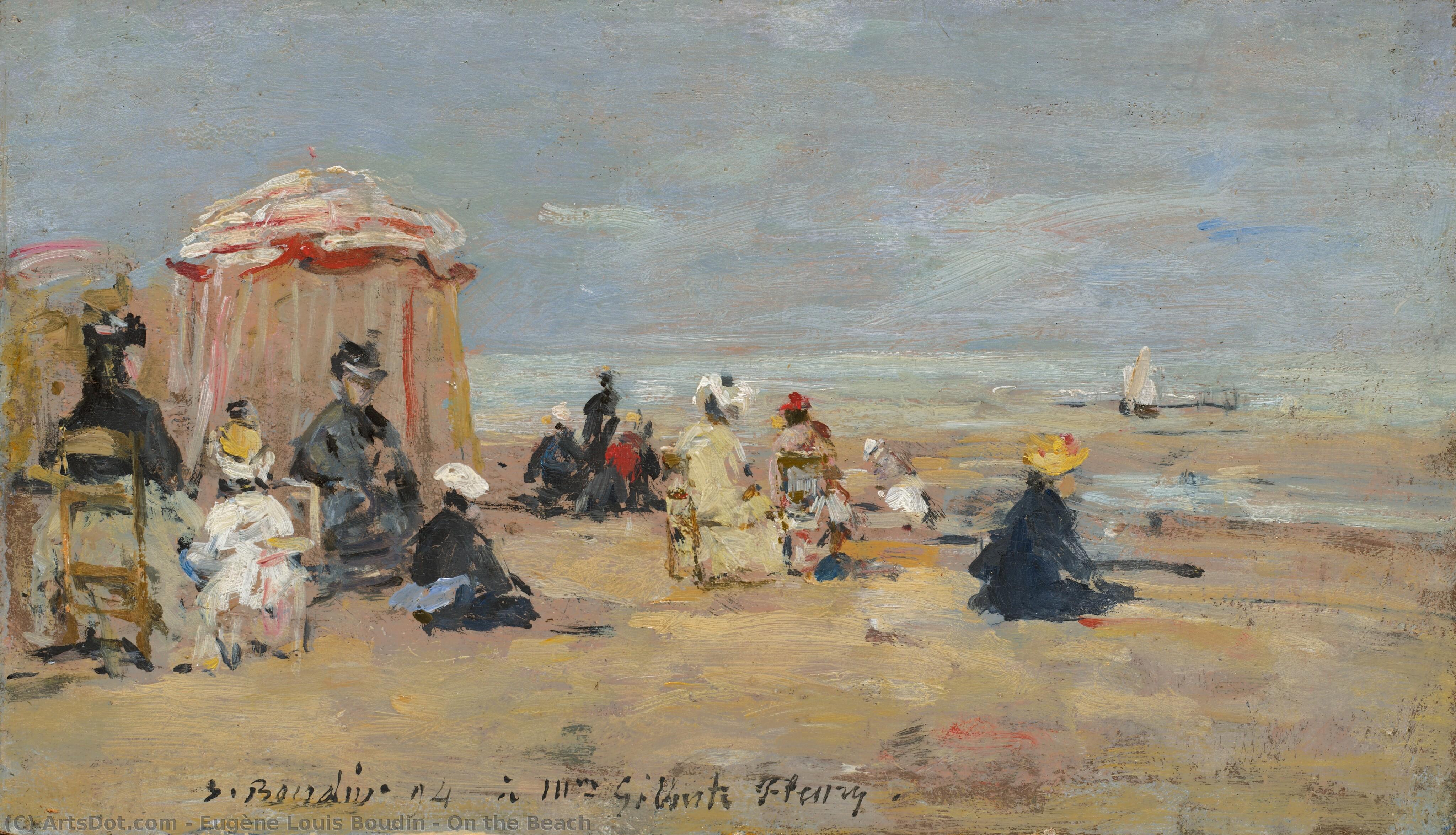 On The Beach — Eugène Louis Boudin
