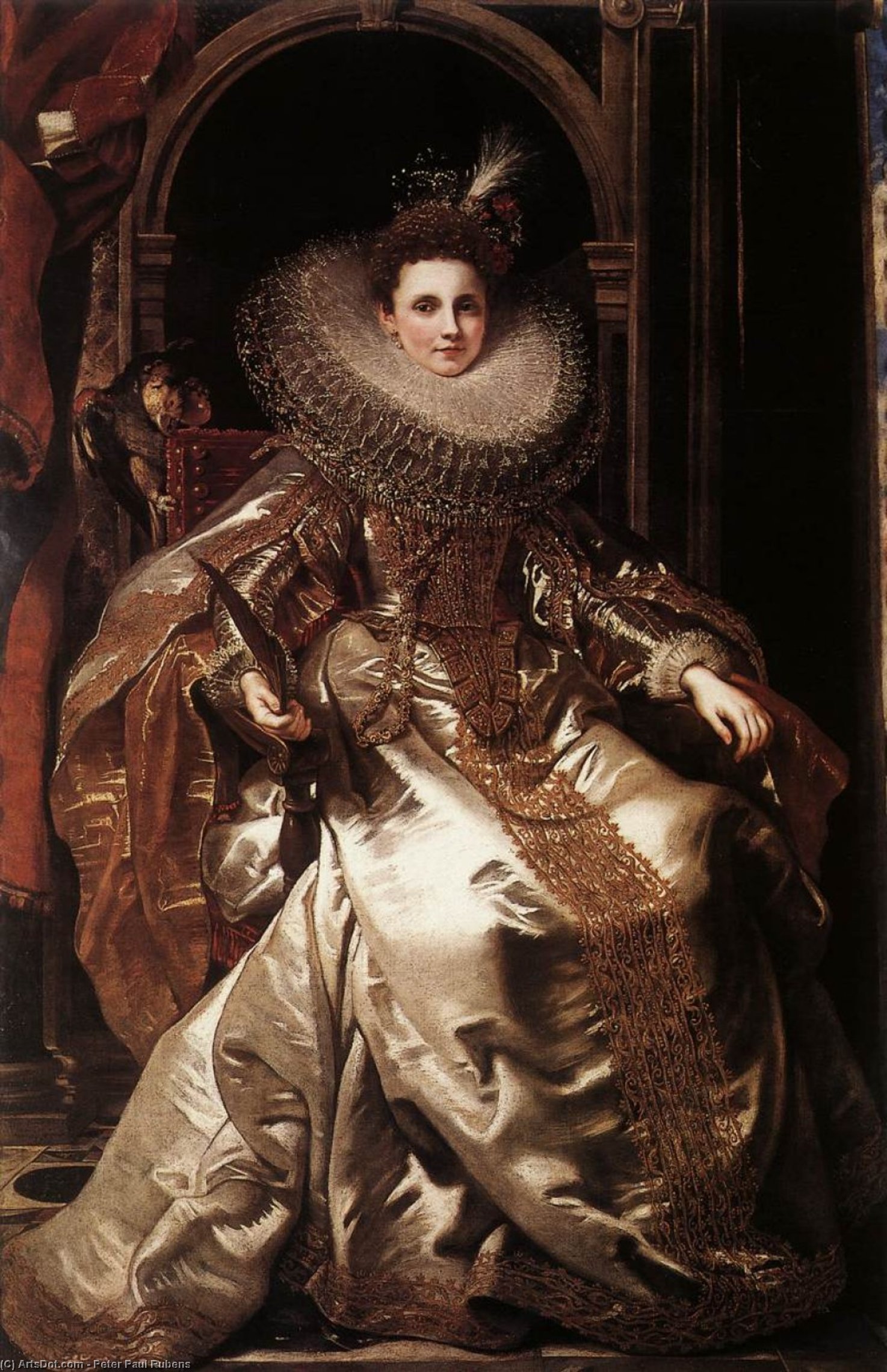 Portrait Of Maria Serra Pallavicino — Peter Paul Rubens