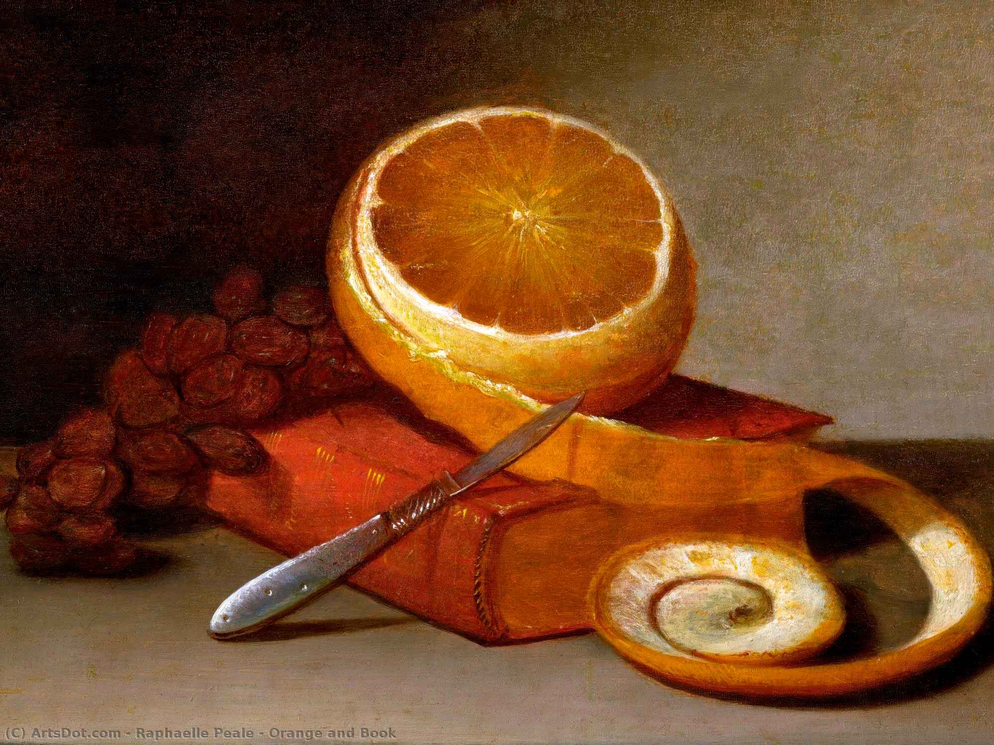Orange And Book — Raphaelle Peale