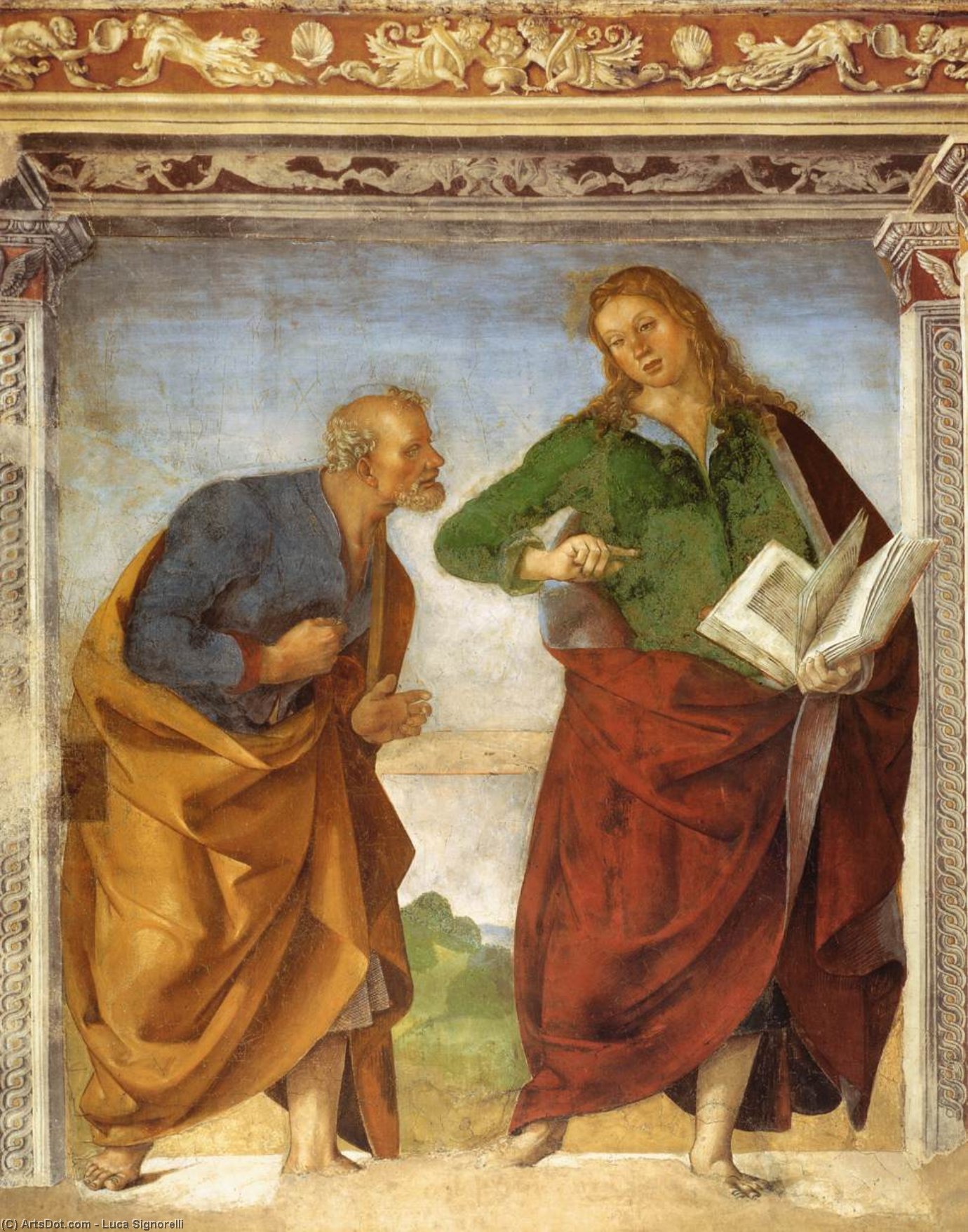 The Apostles Peter And John The Evangelist — Luca Signorelli