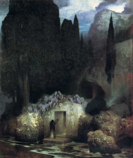 Tomb — Arnold Böcklin