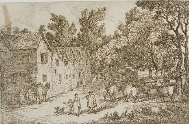 Farmyard — Thomas Rowlandson