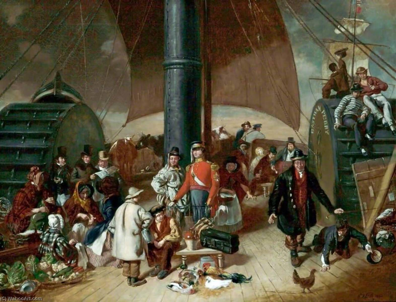 Eastham Ferry Boot — William Powell Frith