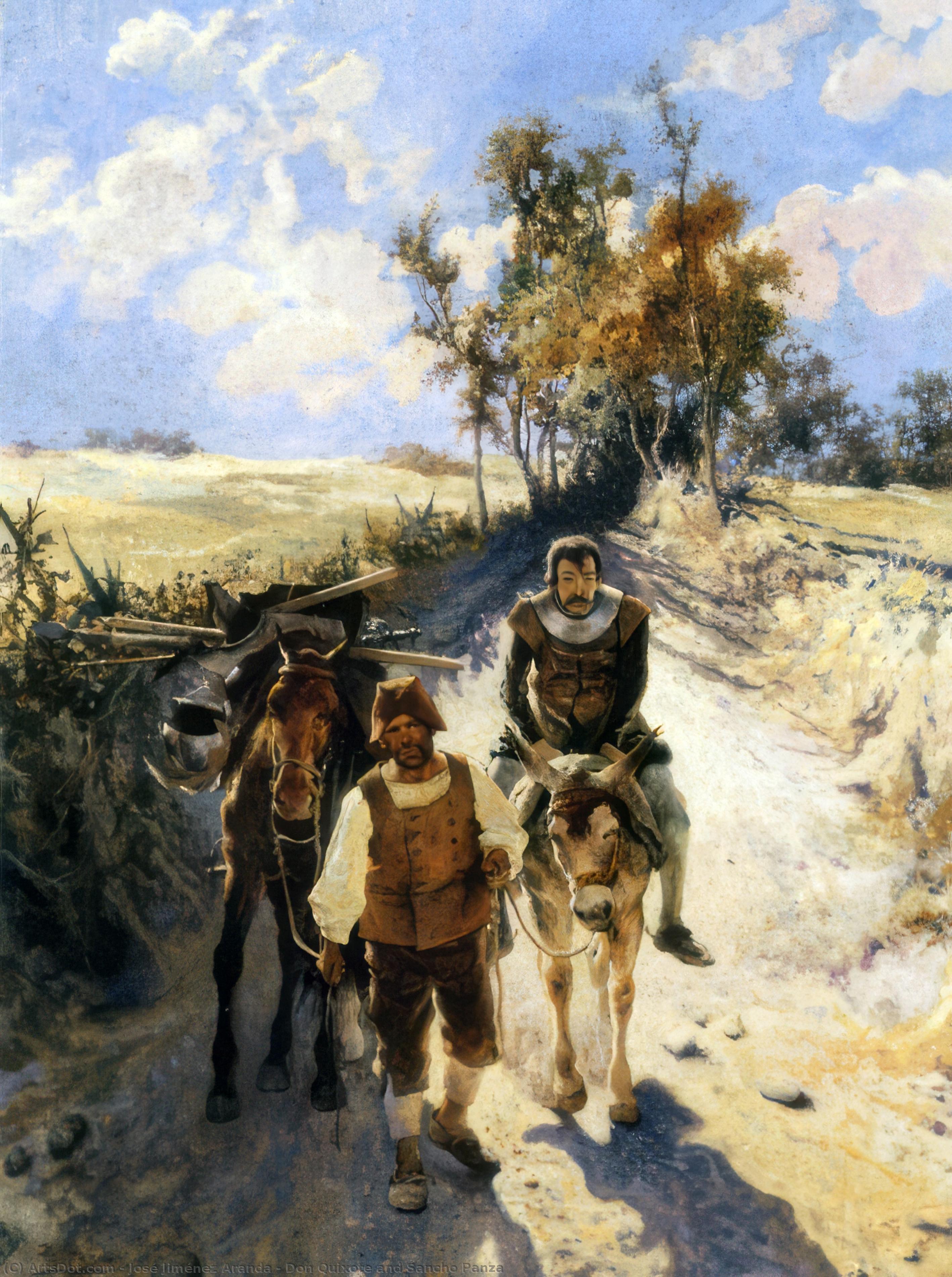Don Quixote And Sancho Panza — José Jiménez Aranda