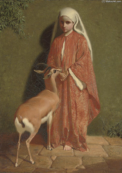 A Favourite Pet — Charles Burton Barber