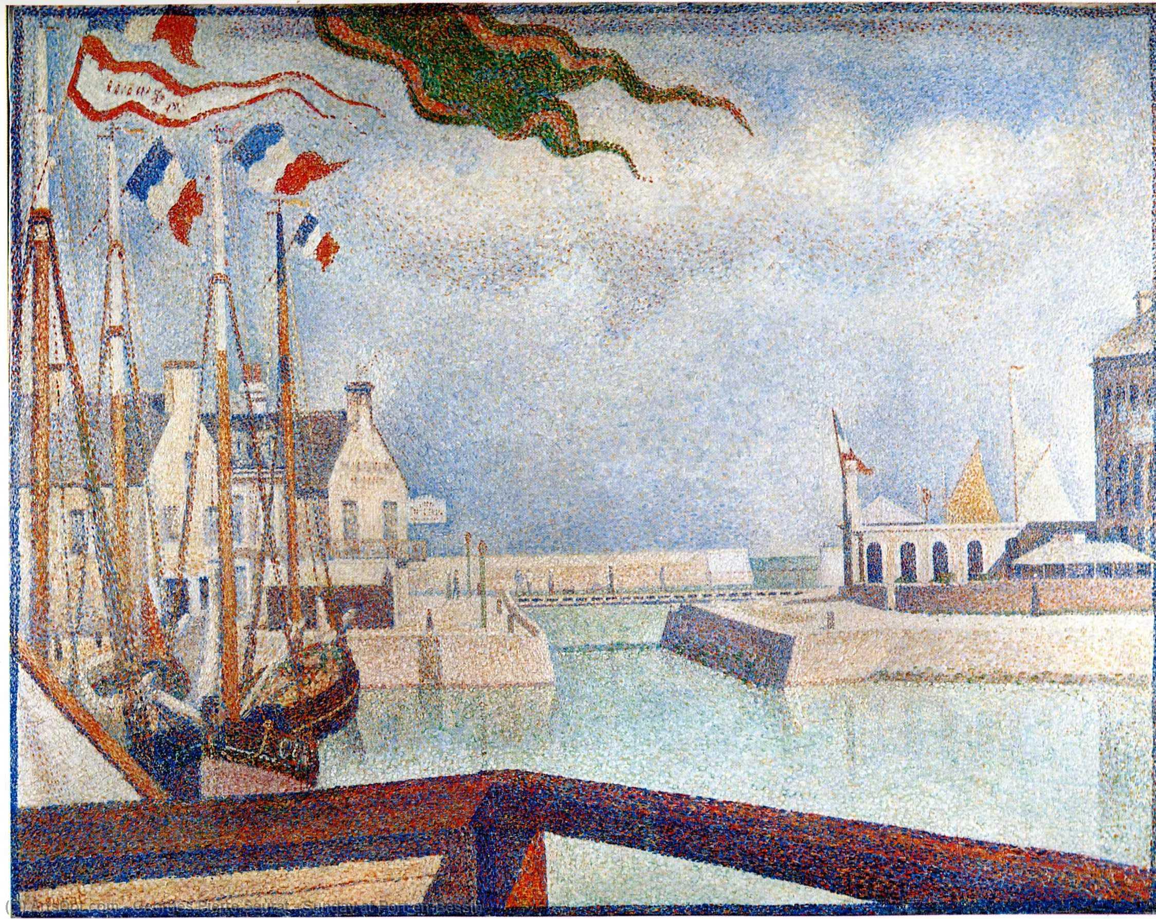 Sunday At Port-en-bessin — Georges Seurat