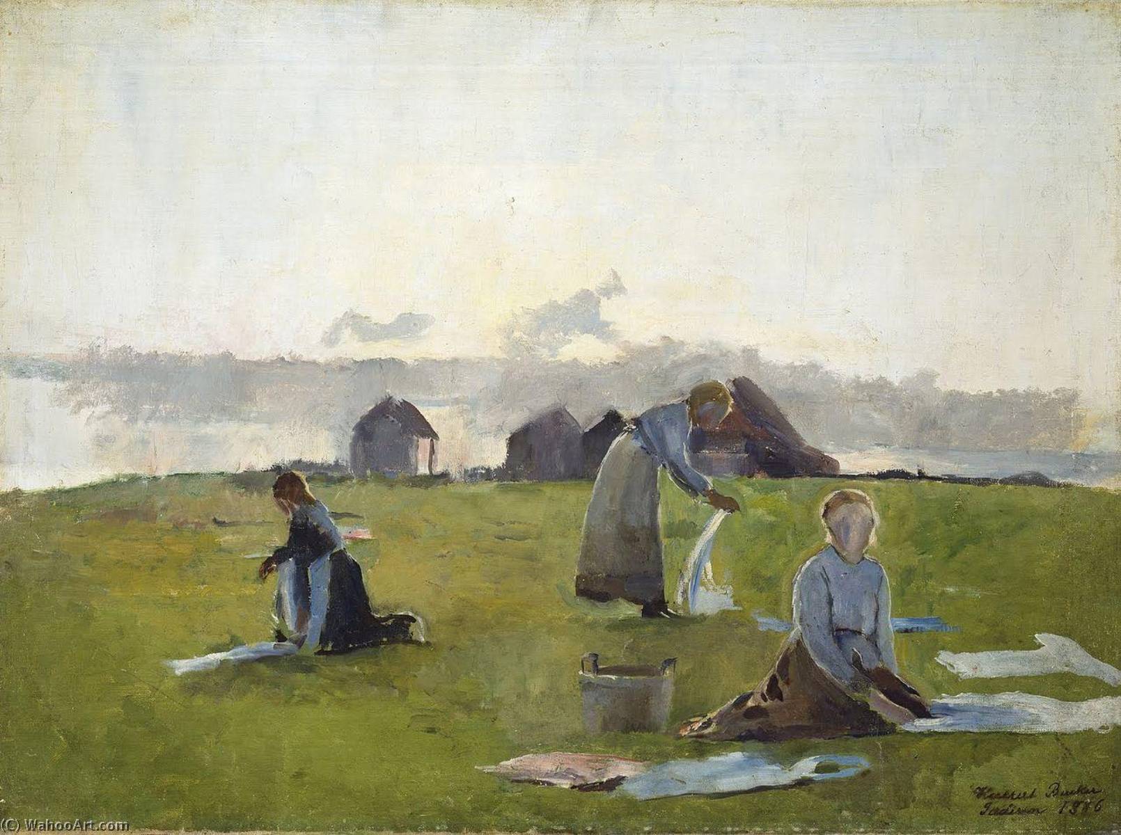 Drying Clothes — Harriet Backer