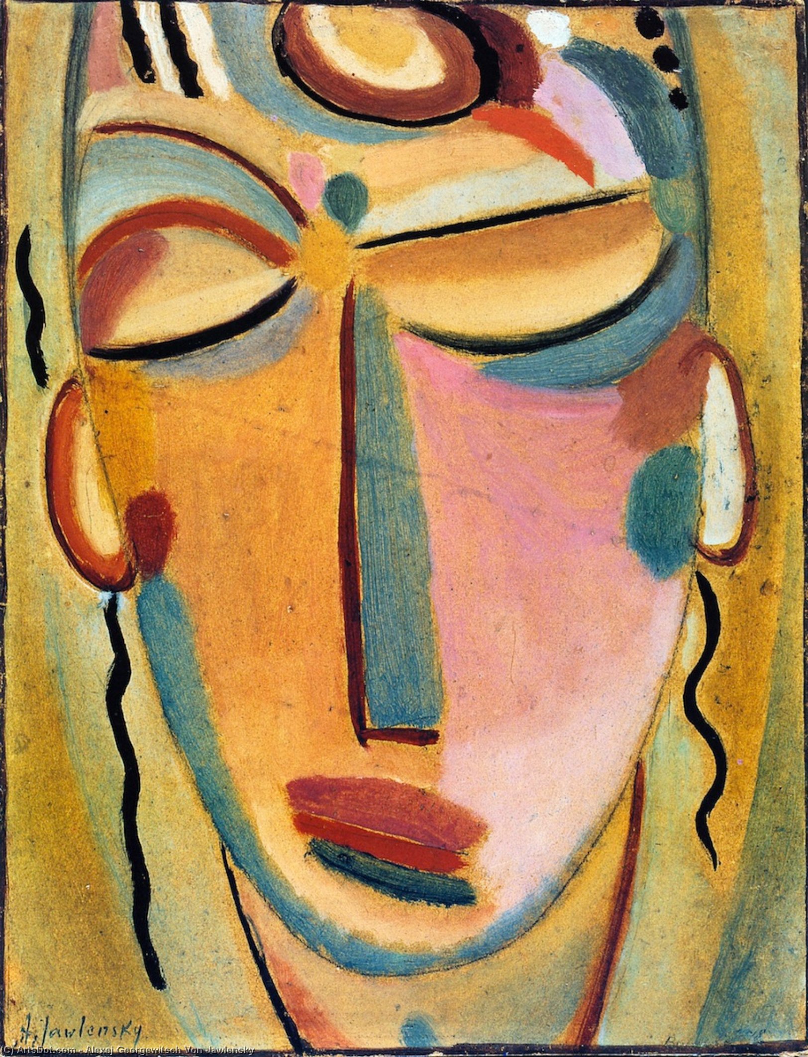 Mystical Head: Meditation — Alexej Von Jawlensky