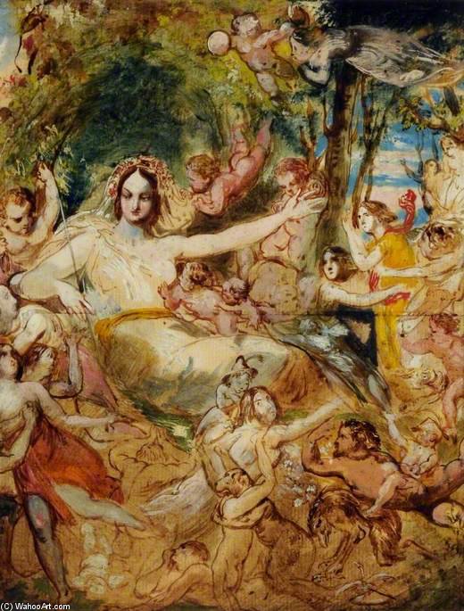 Titania And The Fairies — William Etty