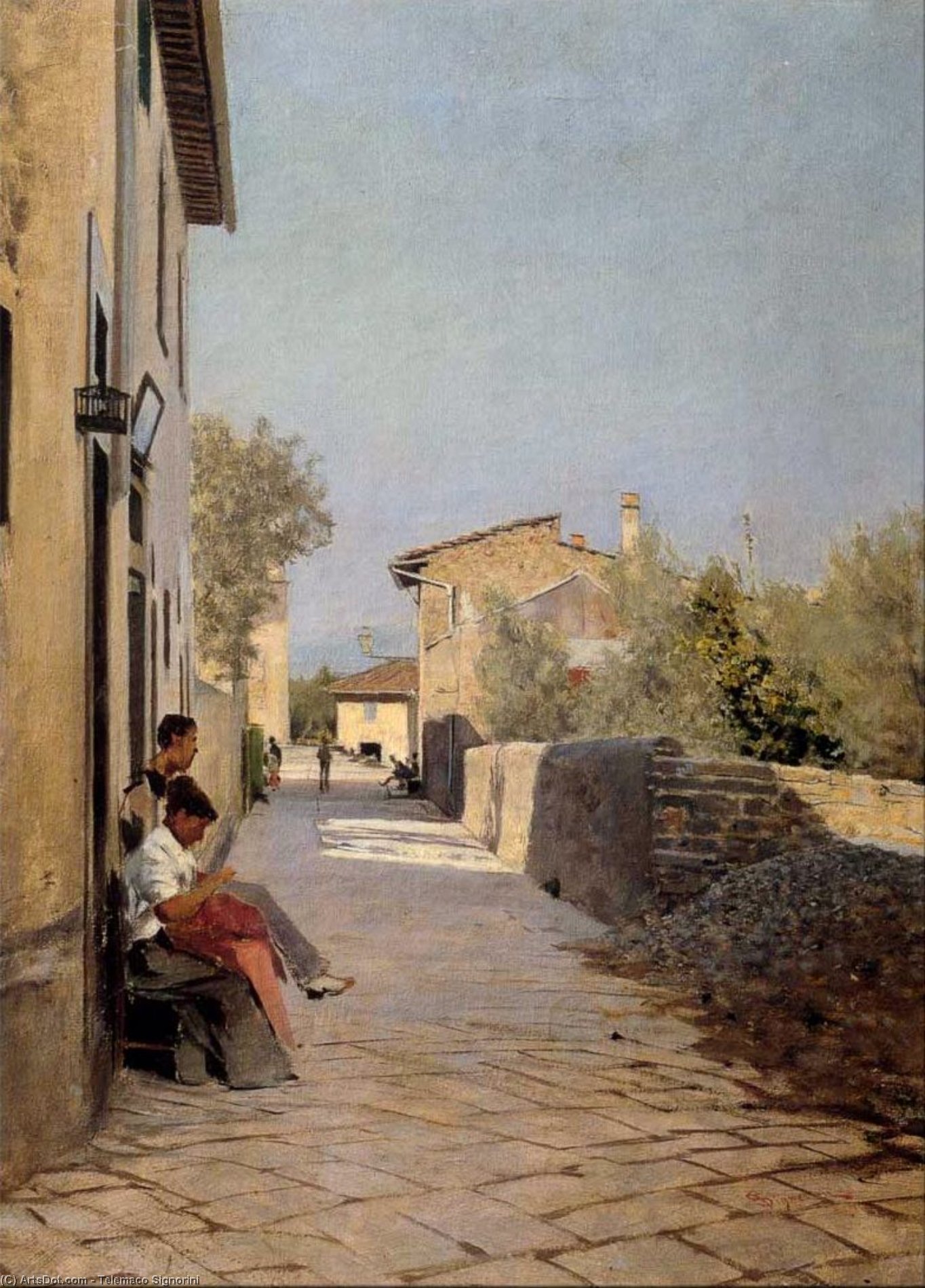Stradina Di Settignano — Telemaco Signorini