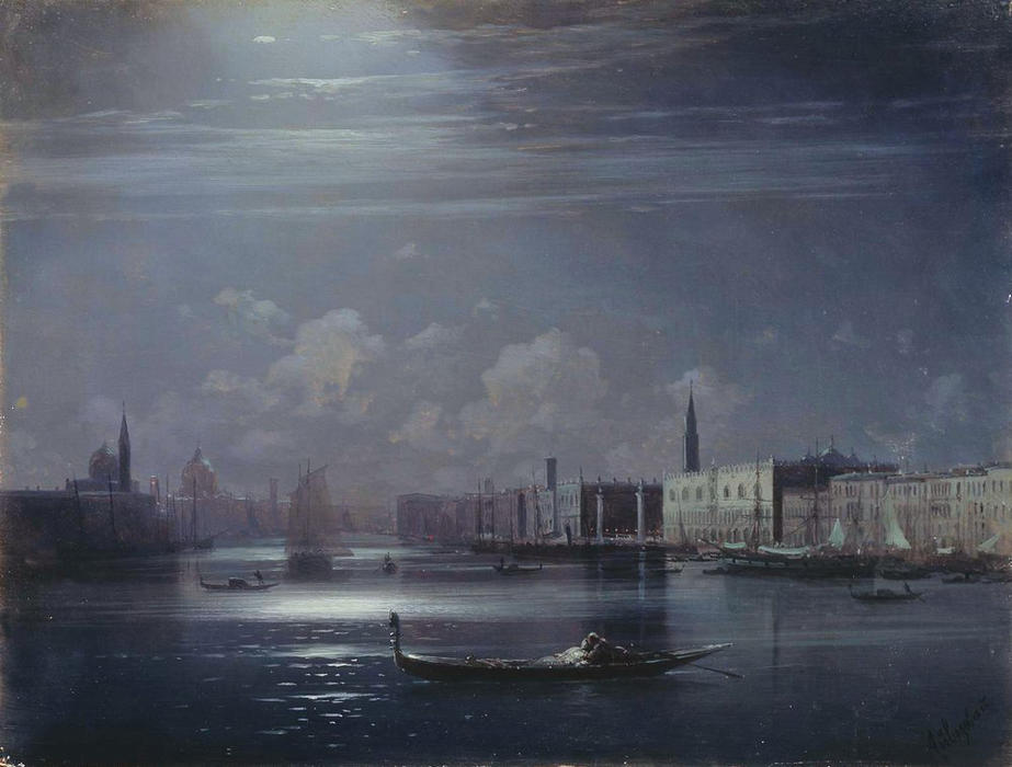 Night Landscape. Venice — Ivan Konstantinovich Aivazovsky