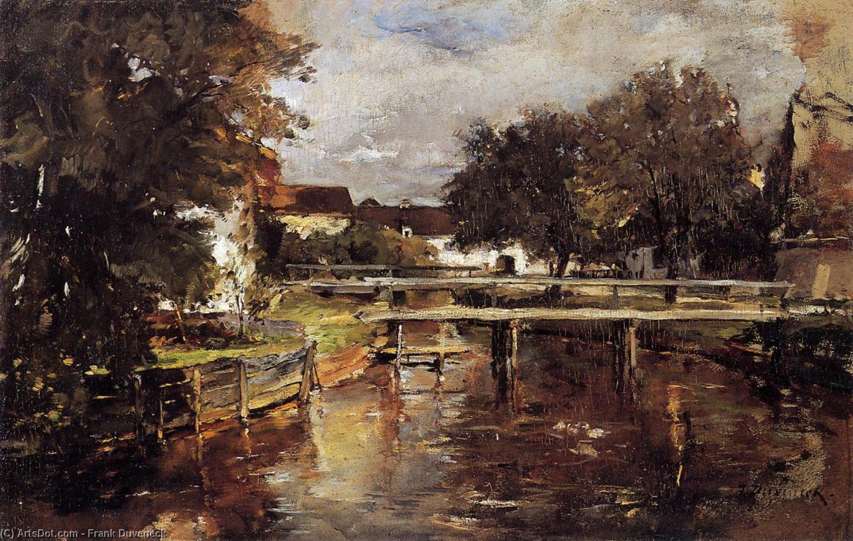 Old Towl Brook, Polling, Bavaria — Frank Duveneck