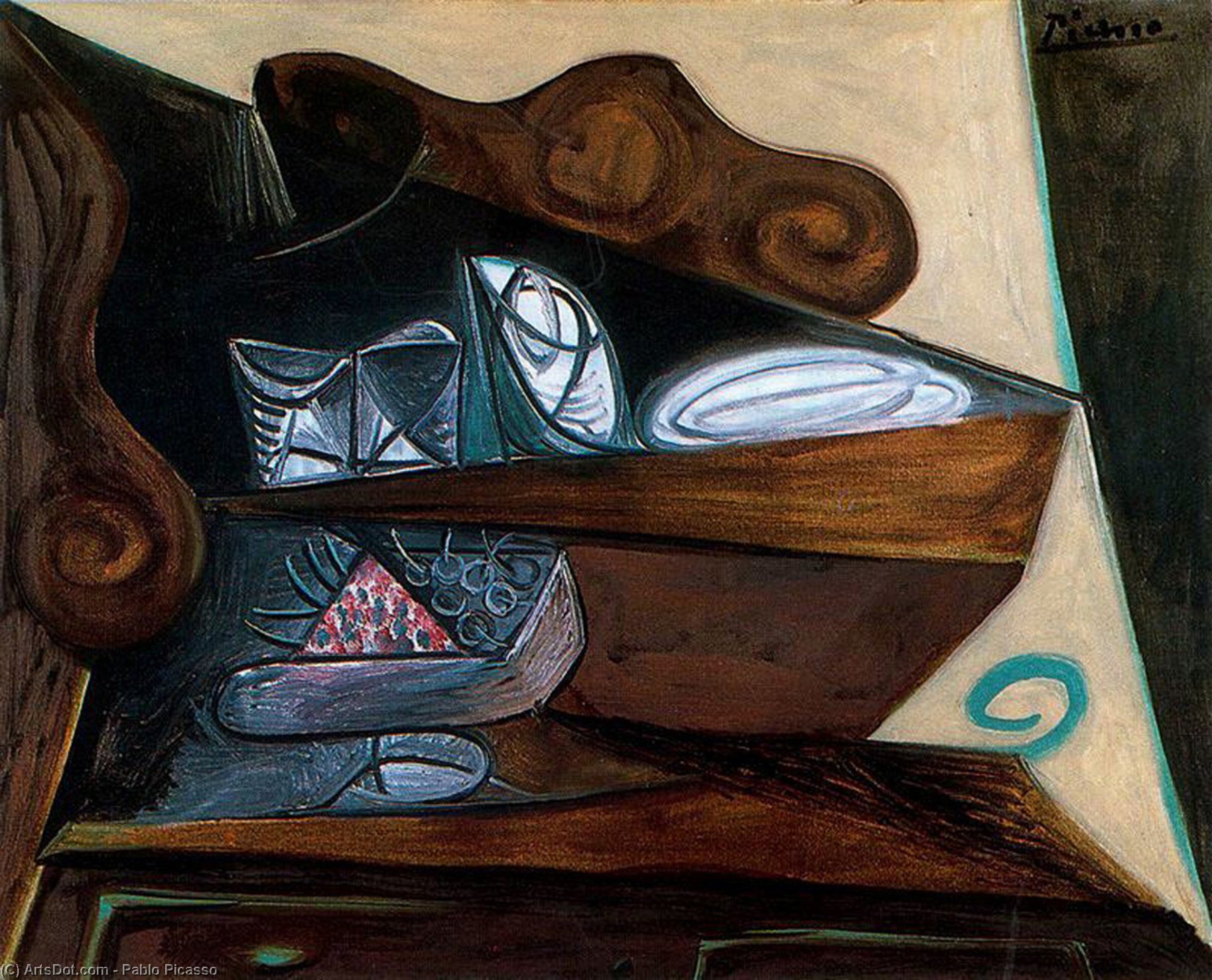 The Buffet Of 'catalan' — Pablo Picasso