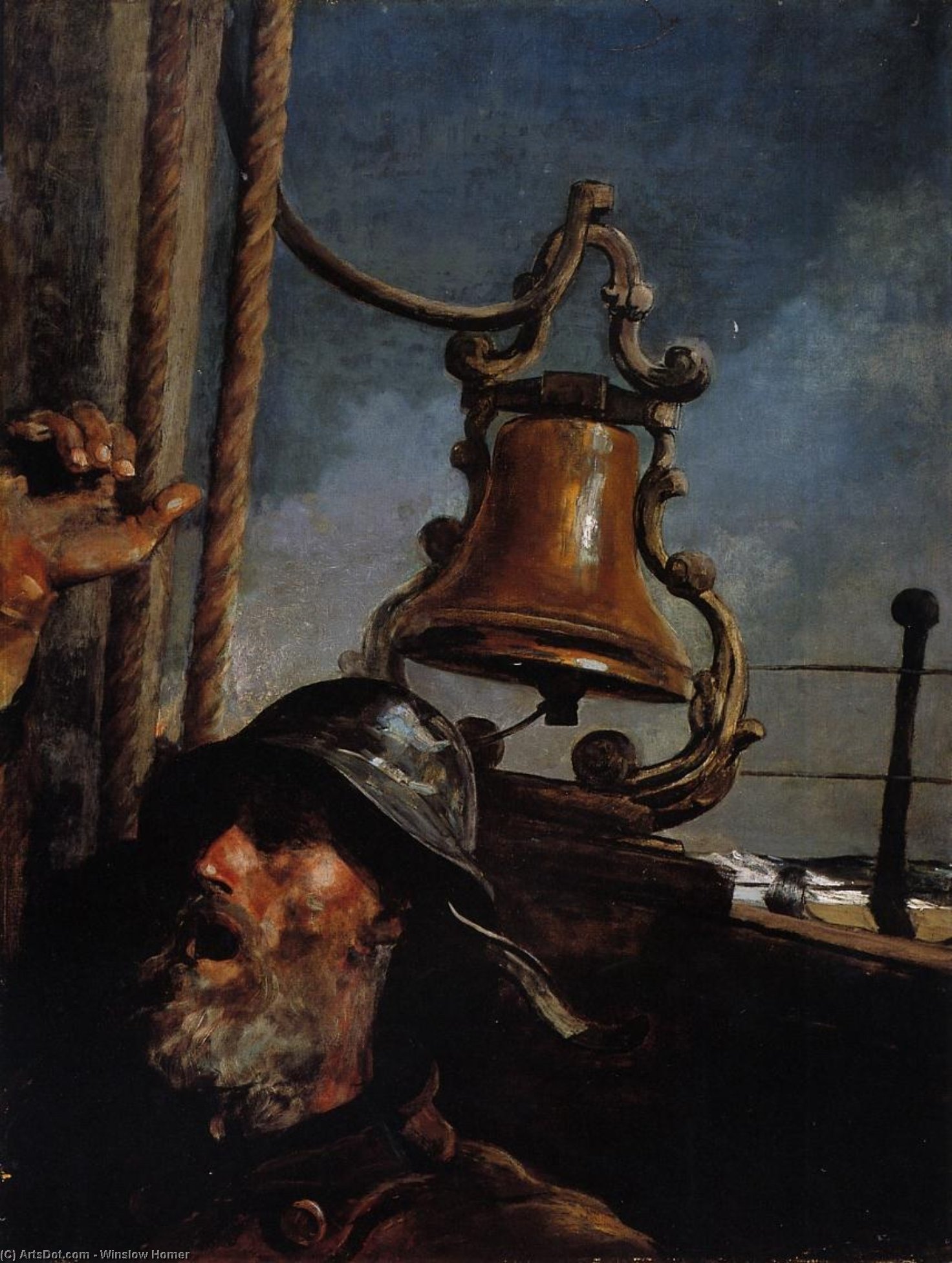 The Lookout - 'all's Well' — Winslow Homer