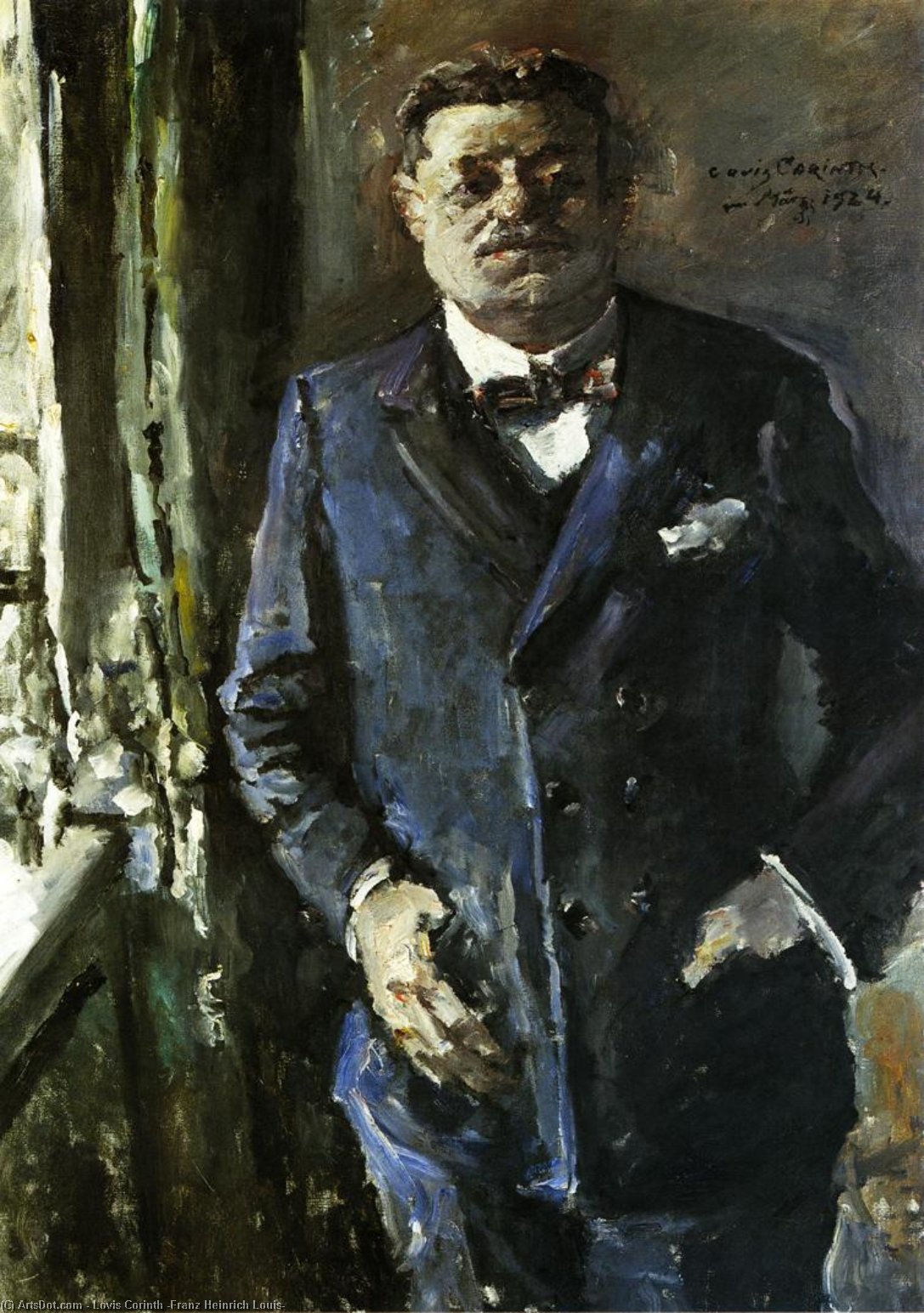 Portrait Of Friedrich Ebert — Lovis Corinth