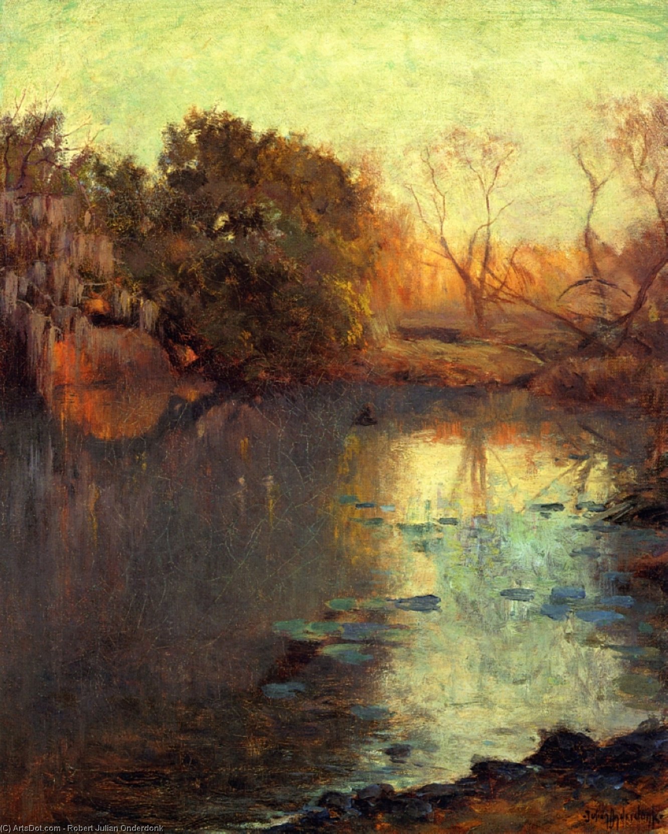 On The San Antonio River — Robert Julian Onderdonk