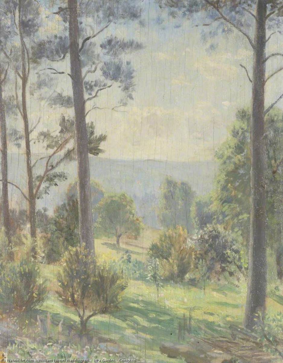 In A Garden, Coniston — William Lionel Waddington