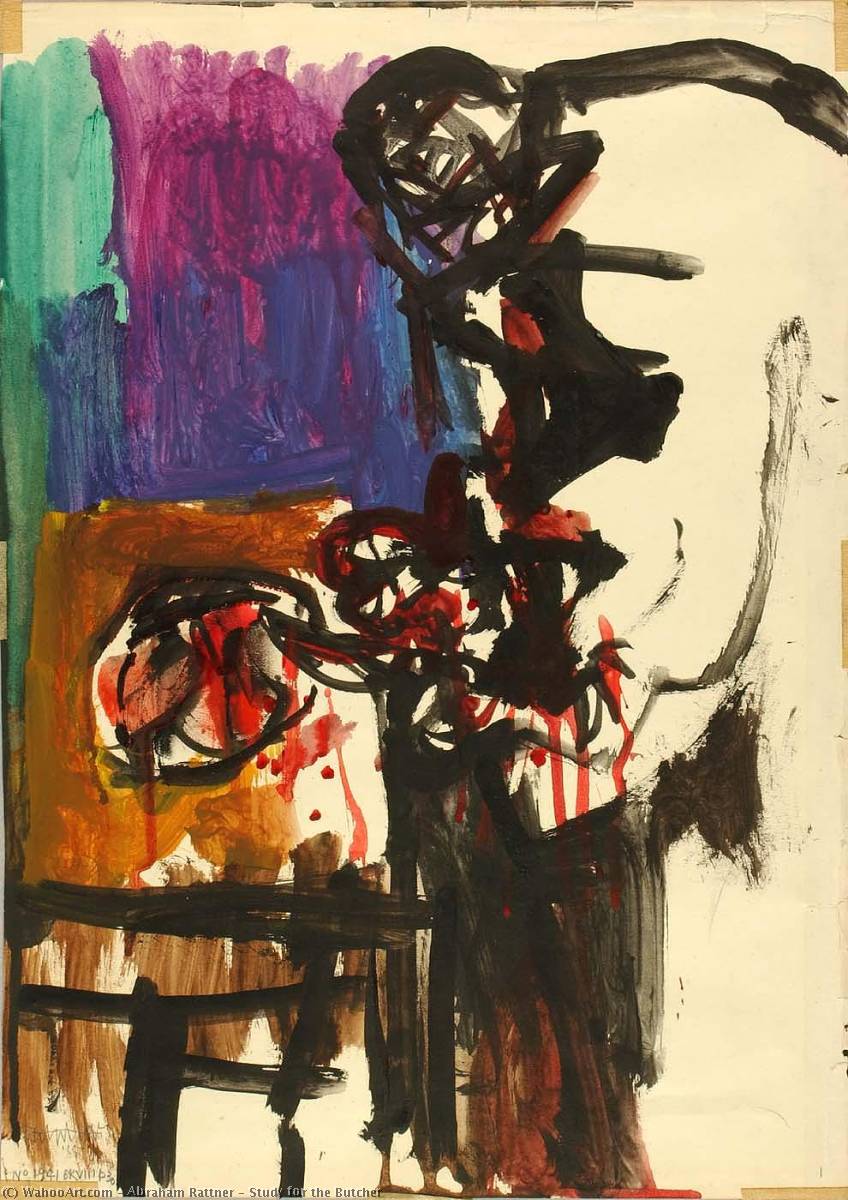 Study For The Butcher — Abraham Rattner