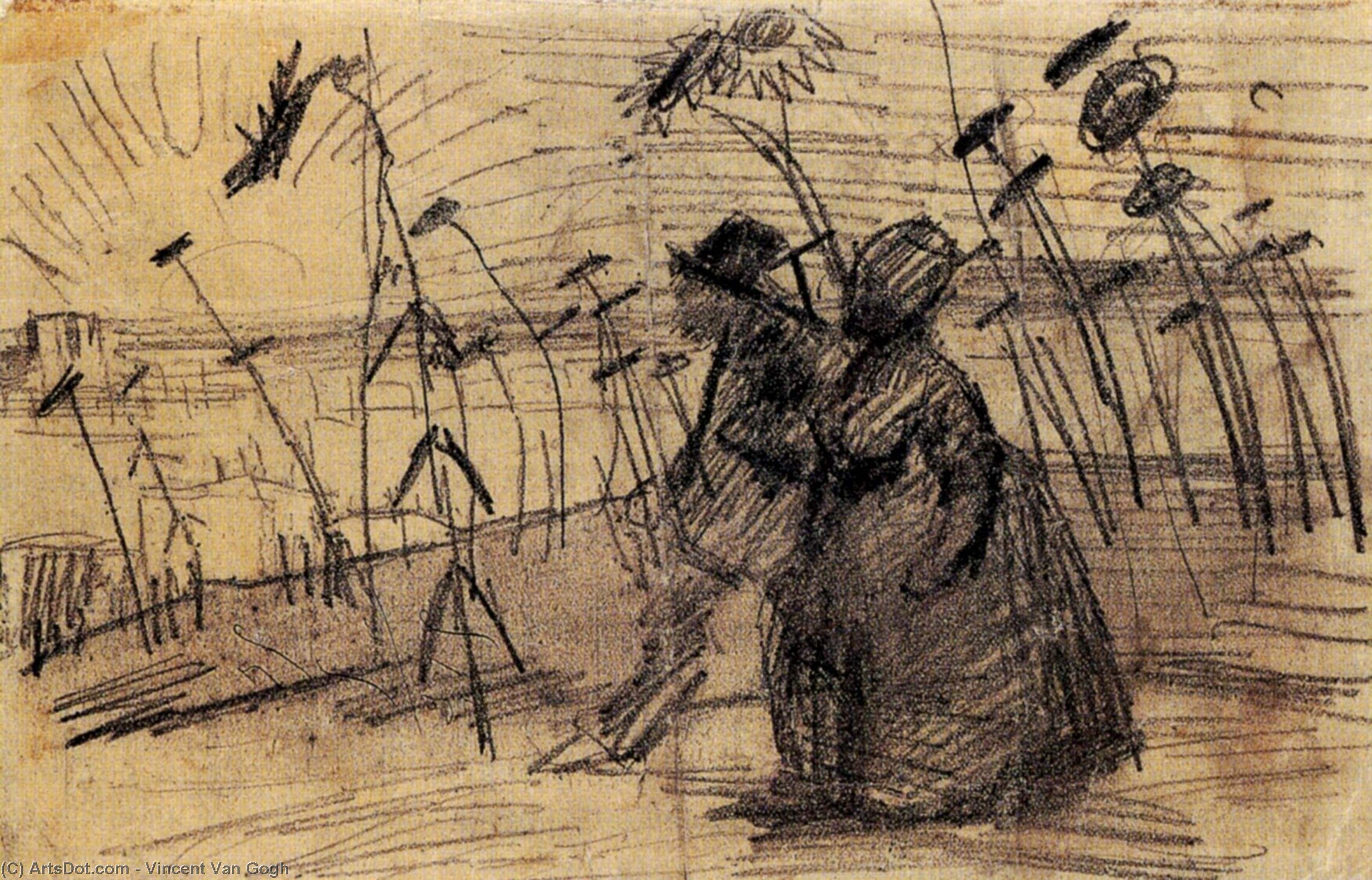 Couple Out For A Stroll — Vincent Willem Van Gogh