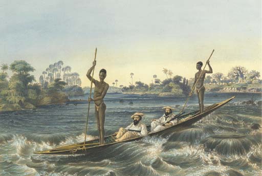 The Victoria Falls Zambesi River — Thomas Baines